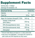 Iwi Omega-3 Mini Softgels (30 Servings), Easy to Swallow, Plant-Based Algae Omega 3 with EPA + DHA, Whole-Body Support Dietary Supplement, Krill & Fish Oil Alternative, No Fishy Aftertaste