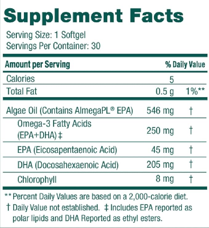 Iwi Omega-3 Mini Softgels (30 Servings), Easy to Swallow, Plant-Based Algae Omega 3 with EPA + DHA, Whole-Body Support Dietary Supplement, Krill & Fish Oil Alternative, No Fishy Aftertaste