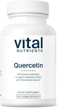 Vital Nutrients Quercetin - Vegan Quercetin Supplement with Bioflavonoids for Sinus, Respiratory, Heart, & Immune Function Support - Gluten, Dairy, Soy Free - 500mg - 100 Capsules