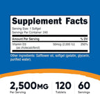 Nutricost Vitamin D3 2000 iu Softgels, 240 Softgels - Non-GMO & Gluten Free
