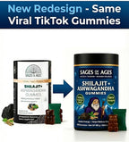 Pure Himalayan Shilajit Gummies 3000 mg with KSM-66 Ashwagandha, Ginseng & Mucuna Pruriens 78% Fulvic Acid & 85 Trace Minerals Energy, Stamina & Wellness Support 60 Gummies