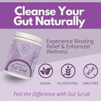 Happy Bum Gut Scrub - Diatomaceous Earth Food Grade for Humans | Mineral Powder Supports Gut Health, Bloating Relief | Rich in Silica, Zinc & Minerals for Healthy Hair, Skin, Nail - 150g