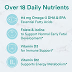 SmartyPants Prenatal Vitamins for Women, Multivitamin Gummies: Omega 3 Fish Oil (EPA/DHA), Biotin, Methylfolate, Vitamin D3, C, Vitamin B12,B6 A,K &Zinc, Inositol,(20 Day Supply),80 Count (Pack of 2)