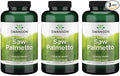 Swanson Saw Palmetto Full Spectrum Herbal Supplement for Men Seeking Prostate, Hair, and Urinary Health Support - 540 mg (250 Vegan Capsules, 3 Pack)