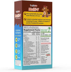 YUM-V'S Kids Multivitamin Chocolate Bears for Immune & Bone Support – 16 Kids Vitamins & Minerals with A, B Complex, Magnesium & Zinc – Daily Toddler Vitamins in Milk Chocolate – 60 Count, Pack of 1