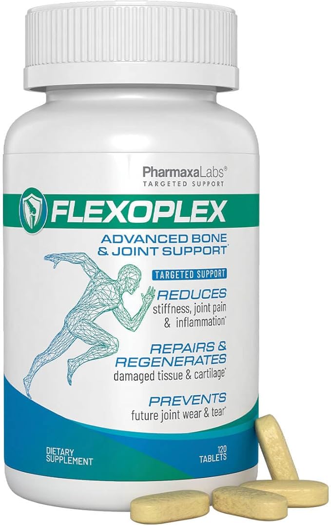 Advanced Bone & Joint Support Supplement | Promotes Healthy Joint Function & Relief from Joint Discomfort | Enhance Cartilage Flexibility & Range of Motion - 120 Count (Pack of 1)