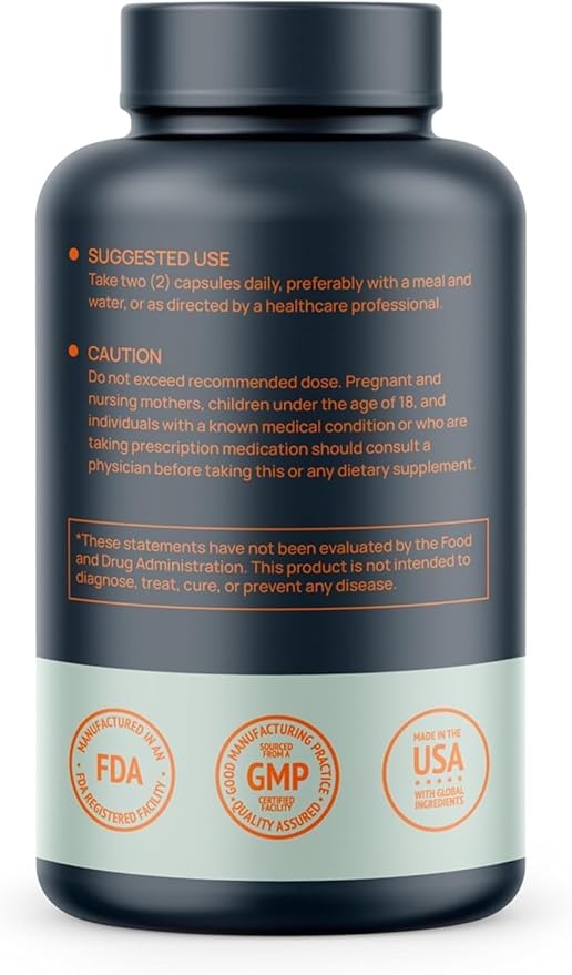 Liposomal Vitamin C 1600 mg — Fat‑Soluble, High‑Absorption Liposomal C Capsules for Immune & Skin Support | NSF‑Certified, Non‑GMO, Gluten‑Free | 180 Capsules (90‑Day Supply)