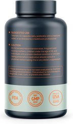 Liposomal Vitamin C 1600 mg — Fat‑Soluble, High‑Absorption Liposomal C Capsules for Immune & Skin Support | NSF‑Certified, Non‑GMO, Gluten‑Free | 180 Capsules (90‑Day Supply)