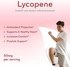 Tomato Based Lycopene Supplement - Extra Strength Lycopene 50mg Non-GMO Super Potent Antioxidant and Carotenoid Heart and Prostate Health Supplement for Men - Made in a cGMP US Lab (Lycopene)