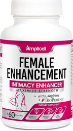 Women’s Vitality & Libido Support – Hormone, Mood & Energy Balance with Maca, Dong Quai, Ginseng, Ashwagandha & Herbal Aphrodisiac Blend – 60 Capsules