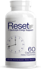 ResetIF, 7 Electrolytes, Methyl B12 & Methly Folate, Green Tea & Green Coffee Extracts, B Complex, Zinc, 72 Trace Minerals
