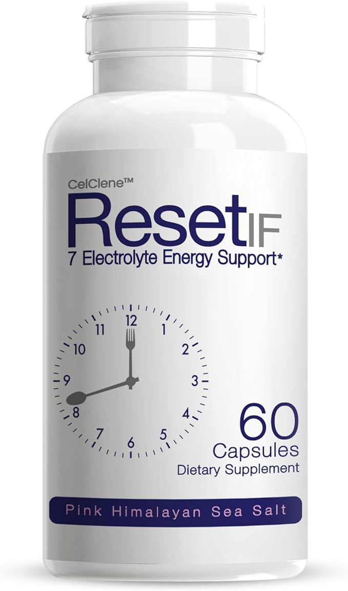 ResetIF, 7 Electrolytes, Methyl B12 & Methly Folate, Green Tea & Green Coffee Extracts, B Complex, Zinc, 72 Trace Minerals