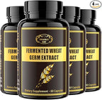 Spermidine Supplements - Wheat Germ Extract Capsules 1000mg Potent Formula with 10mg Higher Spermidine & Zinc for Antioxidant, Cell Renewal, Immune System and Increases Energy 240 Capsules (4 Bottles)