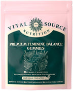 Vital Source Nutrition Vaginal Probiotic Gummies for Women - pH Balance and Immune Defense, Support Healthy Odor and Vaginal Flora - Vegan, Gluten-Free - Hawaiian Pineapple - 60 Gummies - 30 Servings