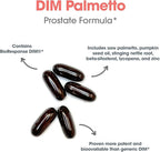 Allergy Research Group DIM Palmetto - Prostate Support Supplement for Men's Health, Zinc with Saw Palmetto, Beta Sitosterol, Stinging Nettle Extract, Pumpkin Seed Oil, Softgels - 60 Count