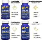 NATURAL STACKS GABA Brain Food + Apigenin Supplement for Sleep Bundle - Supports Relaxation and Sleep* - 180 Total Capsules