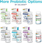 Solaray Multidophilus 12 Strain Probiotic 20 Billion CFU, Probiotics for Digestive Health for Women and Men, Daily Gut Health Support Complex with Prebiotic Inulin, No Dairy - 100 VegCaps