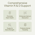 Nutriissa Full-Spectrum Vitamin K 6200 mcg – K1, K2 (MK-4, MK-7, MK-9) with Vitamin D3 – Bone & Heart Health – EPEB Certified for Purity & Potency – 60 Capsules