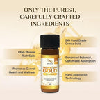 Quantum Gold 24K Ormus Gold Concentrate | Pure Ormus Colloidal Monoatomic Gold Powder Supplement | Decalcify Pineal Gland | Enhance Brain Wave Activity & Higher Energy Alignment 1g.