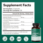 Liposomal NAD Supplement with Resveratrol, Advanced NAD+ Irans-Resveratrol, Nicotinamide Riboside, Quercetin, Heart Health, Healthy Aging, NR NMN Replacement(Made in USA)