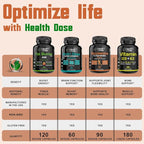 Health Dose Premium Omega 3 Fish Oil Triple Strength x 120 Softgels - Pack of 3