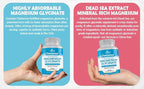 Chelamax Magnesium Glycinate.Dead Sea Sourced, 100% Chelated Magnesium for Sleep Support, Muscle Cramps, Bone Health. Made in USA, 3rd Party Tested,Heavy Metal Free,Glicinato de Magnesio Capsules.