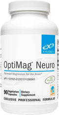 XYMOGEN OptiMag Neuro - Magnesium L-Threonate with Albion Chelates - Brain, Stress & Sleep Support - Bioavailable Magnesium Complex - Vegan, Gluten-Free, & Non-GMO - 90 Capsules