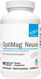 XYMOGEN OptiMag Neuro - Magnesium L-Threonate with Albion Chelates - Brain, Stress & Sleep Support - Bioavailable Magnesium Complex - Vegan, Gluten-Free, & Non-GMO - 90 Capsules
