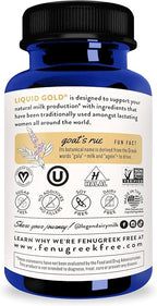 Legendairy Milk Liquid Gold Lactation Support | Lactation Supplement with Organic Goats Rue, Milk Thistle, Shatavari, Fennel, Alfalfa & Anise | Breastfeeding Supplements, 60 Count (Pack of 3)