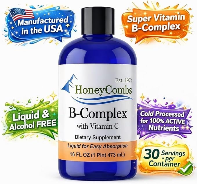 Liquid B-Complex w/ Vit-C, 16oz