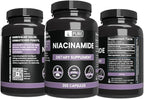 Pure Original Ingredients Niacinamide (365 Capsules) No Magnesium Or Rice Fillers, Always Pure, Lab Verified