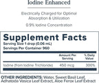 Heritage Store Atomidine 450mcg Liquid Iodine Drops, Electrically Charged Iodine Supplement for Healthy Thyroid Support,* Bioavailable Formula, Vegan & Cruelty Free, Approx. 960 Servings, 2 fl oz