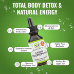 Benevolent Nourishment Chlorophyll Supplement, Detox & Immune Support, Internal Deodorizer, Liquid Drops