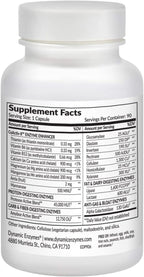Eat E-Z Digestive Enzymes – Broad-Spectrum Enzyme Blend for Proteins, Carbohydrates, Fats, Dairy & Fiber – Supports Digestive Comfort & Occasional Bloating – 90 Capsules