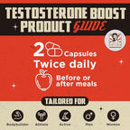 Old School Labs Testosterone Supplement for Men – Shoden® Ashwagandha + Tongkat Ali & Maca Root – Max Potency Test Booster for Muscle, Strength, Drive & Stamina – 120 Veggie Caps
