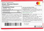 Altai Shilajit 120 Tablets Mountain Balsam Label - Original Altai Siberian 100% Pure Fulvic Acid and Trace Minerals