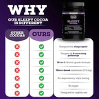 Black Forest Sleepy Hot Cocoa - Magnesium Hot Chocolate Sleepy Cocoa Sleep Powder for Adults with Melatonin & L-Theanine - Natural Sleep Drink Mix for Deep Sleep & Relaxation, Sleep Powder 22 Servings