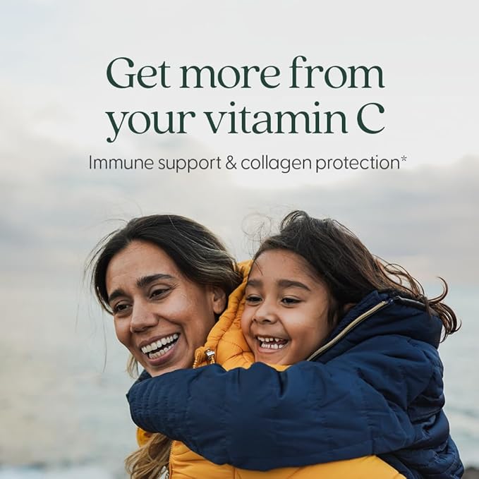 New Chapter Fermented Vitamin C + Elderberry, ONE Daily for Immune Support & Collagen Protection, Made with Organic Herbs, Certified Vegan, Gluten Free, 60 Count