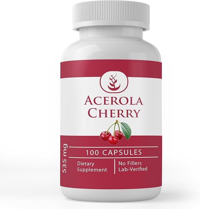 Pure Original Ingredients Acerola Cherry, (100 Capsules) Always Pure, No Additives Or Fillers