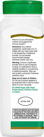 21st Century E 400 I.U. (Dl-Alpha) Softgels, 250-Count