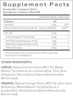 SFH Omega 3 Fish Oil Liquid 3400mg |EPA & DHA + 1000 IU Vitamin D3 | Lemon Flavor Liquid Fish Oil Supplement | Sustainably Sourced Alaskan Pollock | 8 fl oz