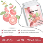 Lycopene 500 mg | 90 Softgel, 3 Month Supply.