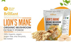 Ellie's Best Lions Mane Mushroom Extract Powder Supplement Organic 114 Servings - Double Extracted for Highest Potency - Dissolves in Coffee, Tea, Juice etc.4oz