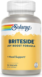SOLARAY BriteSide - 90 Vegetarian Capsules - with St. Johns Wort, DL-Phenylalanine (DLPA), L-Dopa, GABA & Lithium
