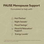 Menopause Gummies Hormone-Free Supplements for Women Supports Hot Flashes, Night Sweats & Mood Swings and Weight - Black Cohosh Saffron KSM-66 Fennel B6 and Chamomile - 30 Servings
