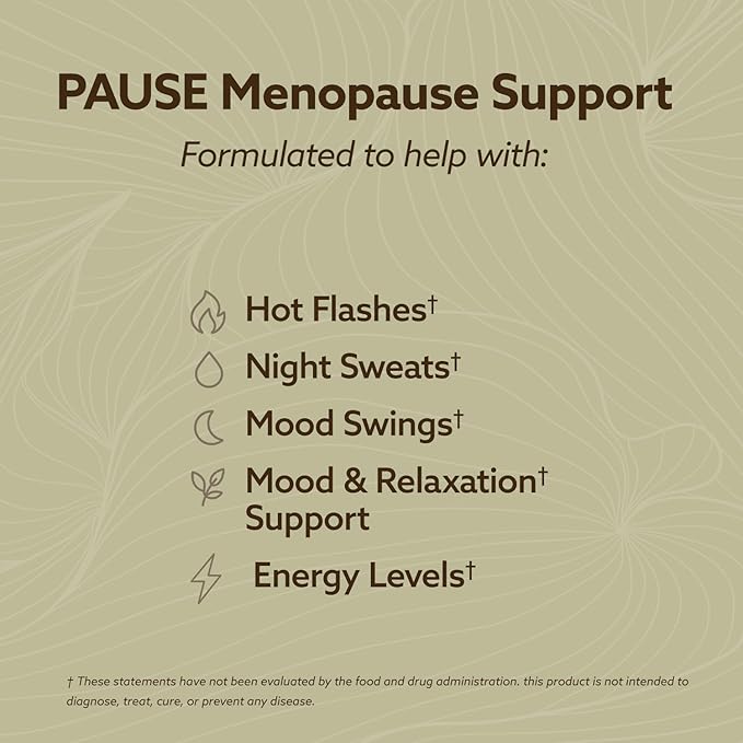 Menopause Gummies Hormone-Free Supplements for Women Supports Hot Flashes, Night Sweats & Mood Swings and Weight - Black Cohosh Saffron KSM-66 Fennel B6 and Chamomile - 30 Servings