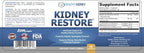 Kidney Restore Organic Sodium Bicarbonate Alkaline Supplement 1LB Cleanse 60 Caps Bundle – Supports Kidney Health, Neutralizes Stomach Acid, Alkaline Superfoods, Immune Support, Antacid & Vitamins f
