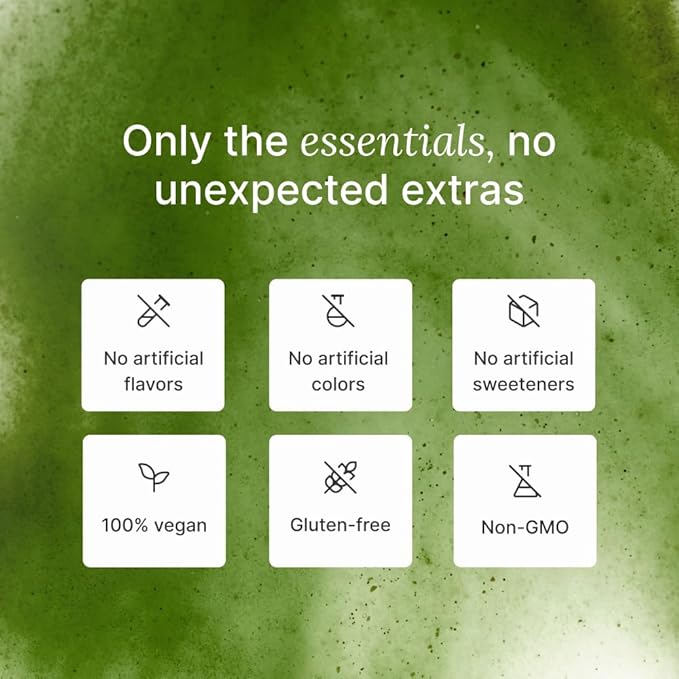 Huel Daily Greens | Superfood Greens Powder | 91 Vitamins, Minerals, and Wholefood-Sourced Ingredients | Adaptogens, Antioxidants, Gut-Friendly Probiotics | 30 Servings