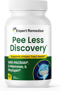 Pee Less Discovery Bladder Support Supplement for Women and Men. Cranberry Extract and D-mannose Pills, Reduce Frequency, Support Urinary Tract Health - 90 Capsules