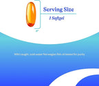 Seeking Health Fish Oil 400mg EPA / 400mg DHA Norwegian Fish Oil Tested for Purity. 60 Softgels